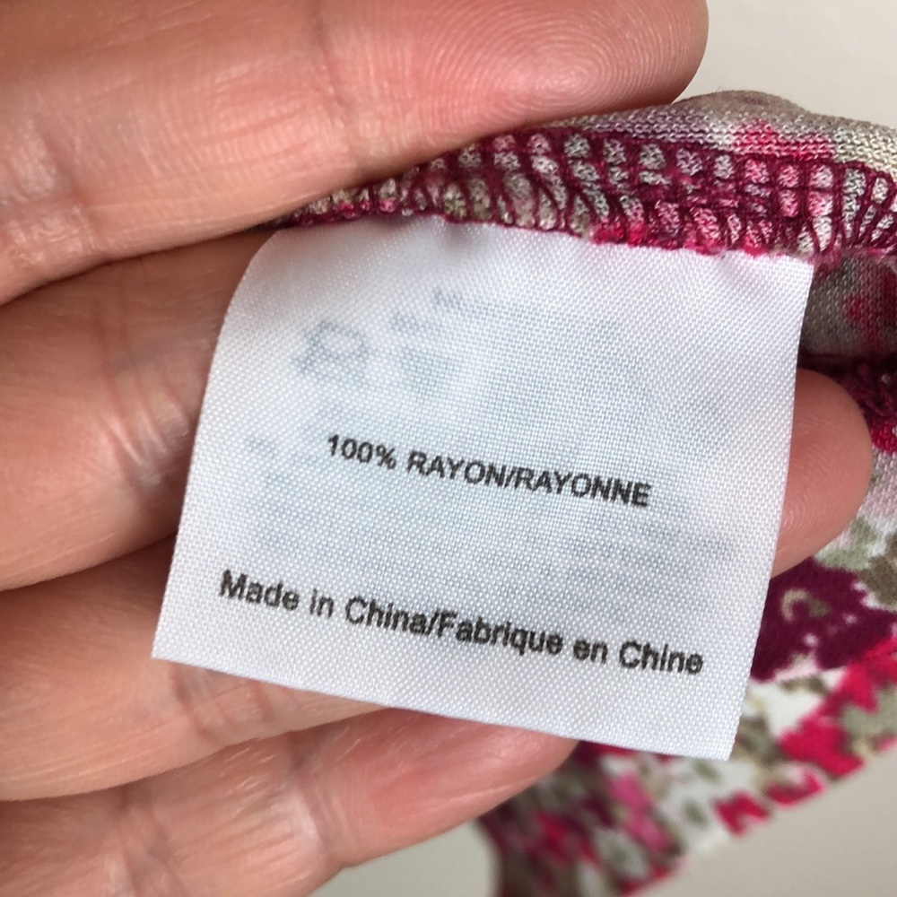 Tory Burch Floral Gold Button Collared Half Butto… - image 5